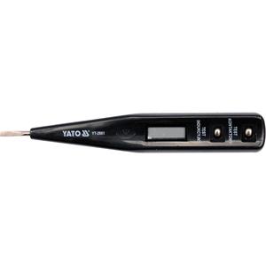 Hardware, DIGITAL VOLTAGE TESTER   12 250V LCD, YATO