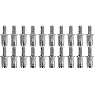 Nuts, Bolts and Washers, COLUMN NUTS M6 20PCS, YATO