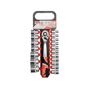 Hardware, SOCKET SET 1/2" 19PCS, YATO