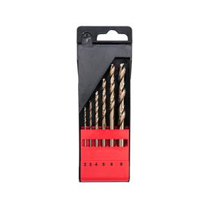 Drill Bit Sets, CO HSS TWIST DRILL BIT SET 6PCS 2 8MM, YATO