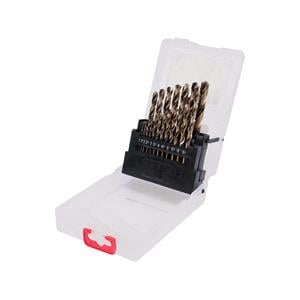 Drill Bit Sets, CO HSS TWIST DRILL BIT SET 19 PCS 1 10MM, YATO