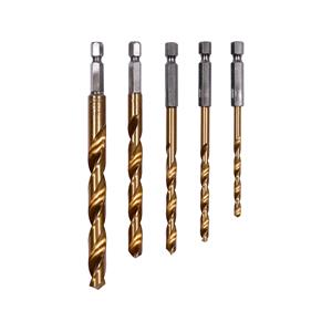 Drill Bits, METAL DRILLS 5PCS 4 10MM HSS HEX TIN COA, YATO