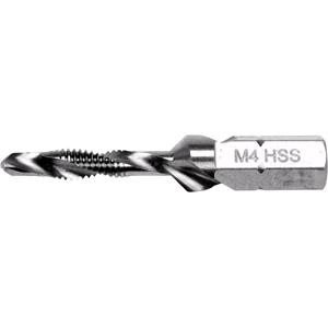 Drill Bits, COMBINED DRILL TAP M4 HEX, YATO
