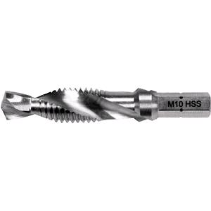 Drill Bits, COMBINED DRILL TAP M10 HEX, YATO