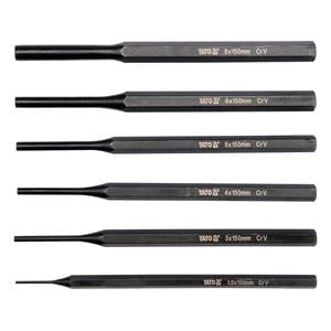 Punches, PIN PUNCH SET 6PCS, YATO