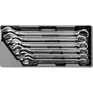 Spanners and Adjustable Wrenches, PVC TRAY WITH 6PCS COMB.SPANNERS 22 32, YATO