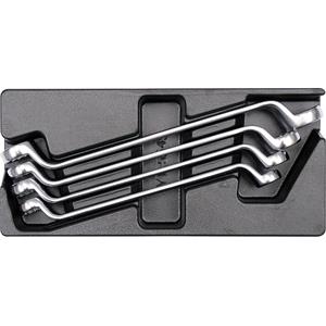 Spanners and Adjustable Wrenches, PVC TRAY WITH 4PCS RING SPANNERS 21 32MM, YATO