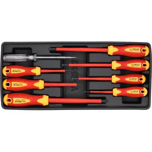 Screwdriver Sets, INSULATED SCREWDRIVERS, 8PCS SET, YATO
