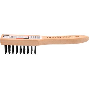 Wire Brushes, WIRE BRUSH 6 ROWS  30MM, YATO