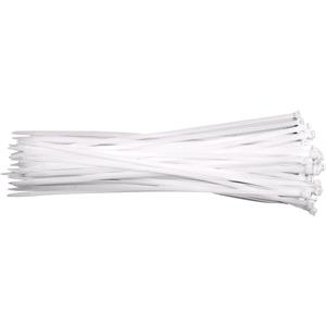 Cable Ties, Cable Ties 700mm x 9.0mm, White   Pack of 50, YATO