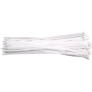 Cable Ties, Cable Ties 550mm x 9.0mm, White   Pack of 50, YATO