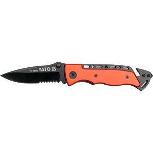 Knives, FOLDING KNIFE W. BLACK BLADE, YATO