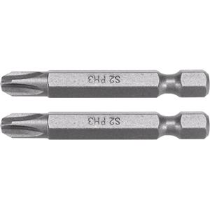 Screwdriver Sets, SCREWDRIVER BITS 1/4 50MM PH3 2 PCS, YATO