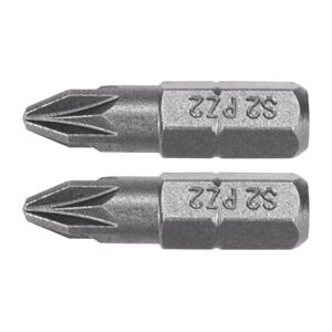 Screwdriver Sets, SCREWDRIVER BITS 1/4 25MM PZ2 2 PCS, YATO