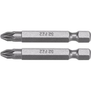Screwdriver Sets, SCREWDRIVER BITS 1/4 50MM PZ2 2 PCS, YATO