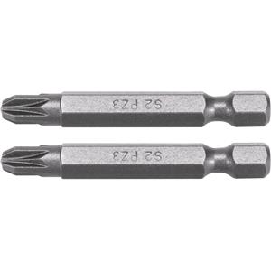 Screwdriver Sets, SCREWDRIVER BITS 1/4 50MM PZ3 2 PCS, YATO