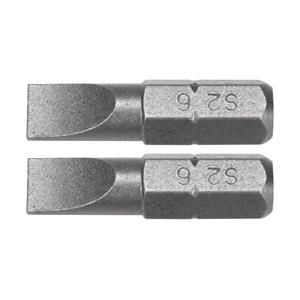 Screwdriver Sets, SCREWDRIVER BITS 1/4 25MM, 6MM 2 PCS, YATO