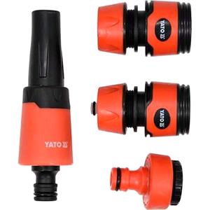 Hose Connectors, YATO Hose Set 1/2 and 3/4   Pack of 4, YATO