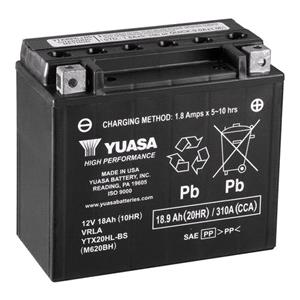 Motorcycle Batteries, Yuasa Motorcycle Battery   YTX High Performance YTX20HL BS 12V Battery, Combi Pack, Contains 1 Battery and 1 Acid Pack, YUASA