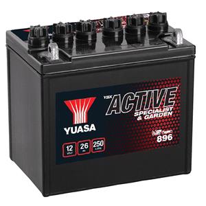 Specialist Batteries, Yuasa 896 YBX Active Specialist and Garden Battery 12V, 26Ah, 250A, YUASA