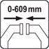 QUICK RELEASE PLASTIC CLAMP 600MM