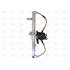 Rear Right Electric Window Regulator (with motor) for LANCIA DELTA Mk II (836), 1993 1999, 4 Door Models, WITHOUT One Touch/Antipinch, motor has 2 pins/wires