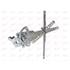 Rear Right Electric Window Regulator (with motor) for LANCIA KAPPA (838A), 1994 2001, 4 Door Models, WITHOUT One Touch/Antipinch, motor has 2 pins/wires