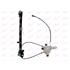 Front Right Electric Window Regulator (with motor) for Iveco EuroTrakker, 1993 2004, 2 Door Models, WITHOUT One Touch/Antipinch, motor has 2 pins/wires