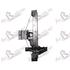 Rear Left Electric Window Regulator (with motor, one touch operation) for Peugeot 207 (WA_, WC_),  2006 2012, 4 Door Models, One Touch Version, motor has 6 or more pins