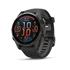 Garmin Fenix 8 Smartwatch 43mm AMOLED in Carbon Grey with Black/Pebble Grey Silicon Strap