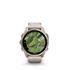 Garmin Fenix 8 Smartwatch 43mm AMOLED in Soft Gold with Limestone Leather Strap