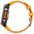 Garmin Fenix 8 Smartwatch 47mm AMOLED in Titanium with Spark Orange Strip