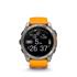 Garmin Fenix 8 Smartwatch 51mm AMOLED in Titanium with Orange Strap