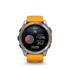 Garmin Fenix 8 Smartwatch 51mm AMOLED in Titanium with Orange Strap