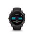 Garmin Fenix 8 Smartwatch 51mm AMOLED in Carbon Grey DLC Titanium with Black Pebble Grey Strap