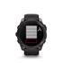 Garmin Fenix 8 Smartwatch 51mm AMOLED in Carbon Grey DLC Titanium with Black Pebble Grey Strap