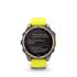 Garmin Fenix 8 Smartwatch 47mm Solar AMOLED in Titanium with Amp Yellow Strap