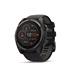 Garmin Fenix 8 Smartwatch 51mm Solar AMOLED in Carbon Grey DLC Titanium with Black Strap