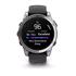 Garmin Fenix E Smartwatch 47mm AMOLED in Stainless Steel with Black Silicone Strap