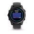 Garmin Fenix E Smartwatch 47mm AMOLED in Slate Gray Steel with Black Silicone Strap