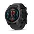 Garmin Fenix E Smartwatch 47mm AMOLED in Slate Gray Steel with Black Silicone Strap