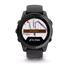 Garmin Fenix E Smartwatch 47mm AMOLED in Slate Gray Steel with Black Silicone Strap