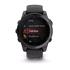 Garmin Fenix E Smartwatch 47mm AMOLED in Slate Gray Steel with Black Silicone Strap