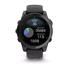 Garmin Fenix E Smartwatch 47mm AMOLED in Slate Gray Steel with Black Silicone Strap