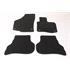Tailored Car Floor Mats in Black for Volkswagen Golf V Plus Compact MPV 2007 2014   Round Clip Version