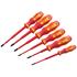 Draper 02167 Ergo Plus Slimline VDE Approved Fully Insulated Screwdrivers Set   6 Piece   
