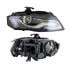 Right Headlamp (Bi Xenon, Takes D3S Bulb, LED Daytime Running Lights, Black Bezel, With Loadlevel Adjustment, Supplied With Motor, Original Equipment) for Audi A4 Allroad 2008 2011