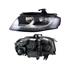Left Headlamp (Halogen, Takes H7/H7 Bulbs, Supplied With Motor, Original Equipment) for Audi A4 Avant 2008 2011