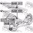 FEBEST Rear Transverse Lower Wishbone   0225J10R