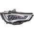 Right Headlamp (Bi Xenon, Takes D3S Bulb, Grey Bezel, Without Curve Light, With LED Daytime Running Light, Supplied Without LED Module, Original Equipment) for Audi A3 Saloon 2012 2016